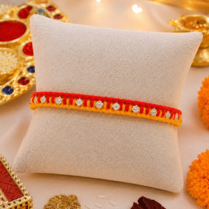 Handcrafted Silver Rakhi